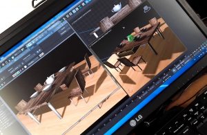 création simple sur 3Ds-Max deux